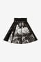 RC Gonna in jersey scuba con stampa Fiammingo Flowers RC Gonna in jersey scuba con stampa Fiammingo Flowers BLACK/GREY XWT306-NVT77