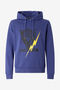 RC Blue Sweatshirt with Jaguar and Lightning NAVY POT69B-CF052