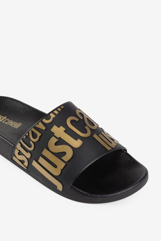 JC Just Cavalli Logo Slides JC Just Cavalli Logo Slides BLACK Q61675-Q0578