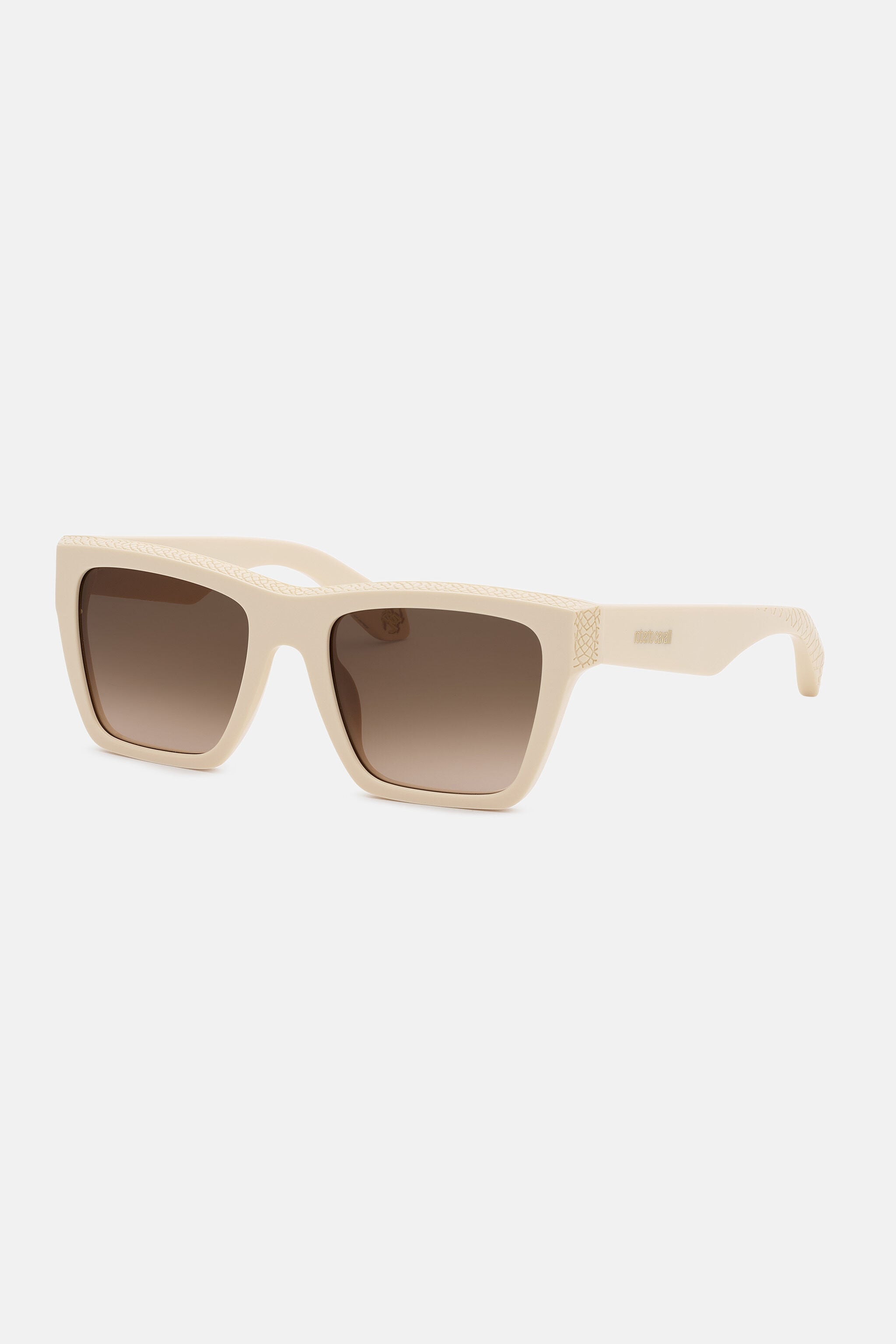 RC Rectangular front shape sunglasses  SHINY FULL CREAM VALD08-ID246
