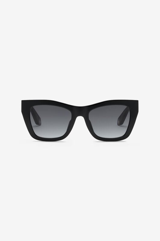 RC Geometrical sunglasses with scale effect temples RC Geometrical sunglasses with scale effect temples Black UALD13-ID208