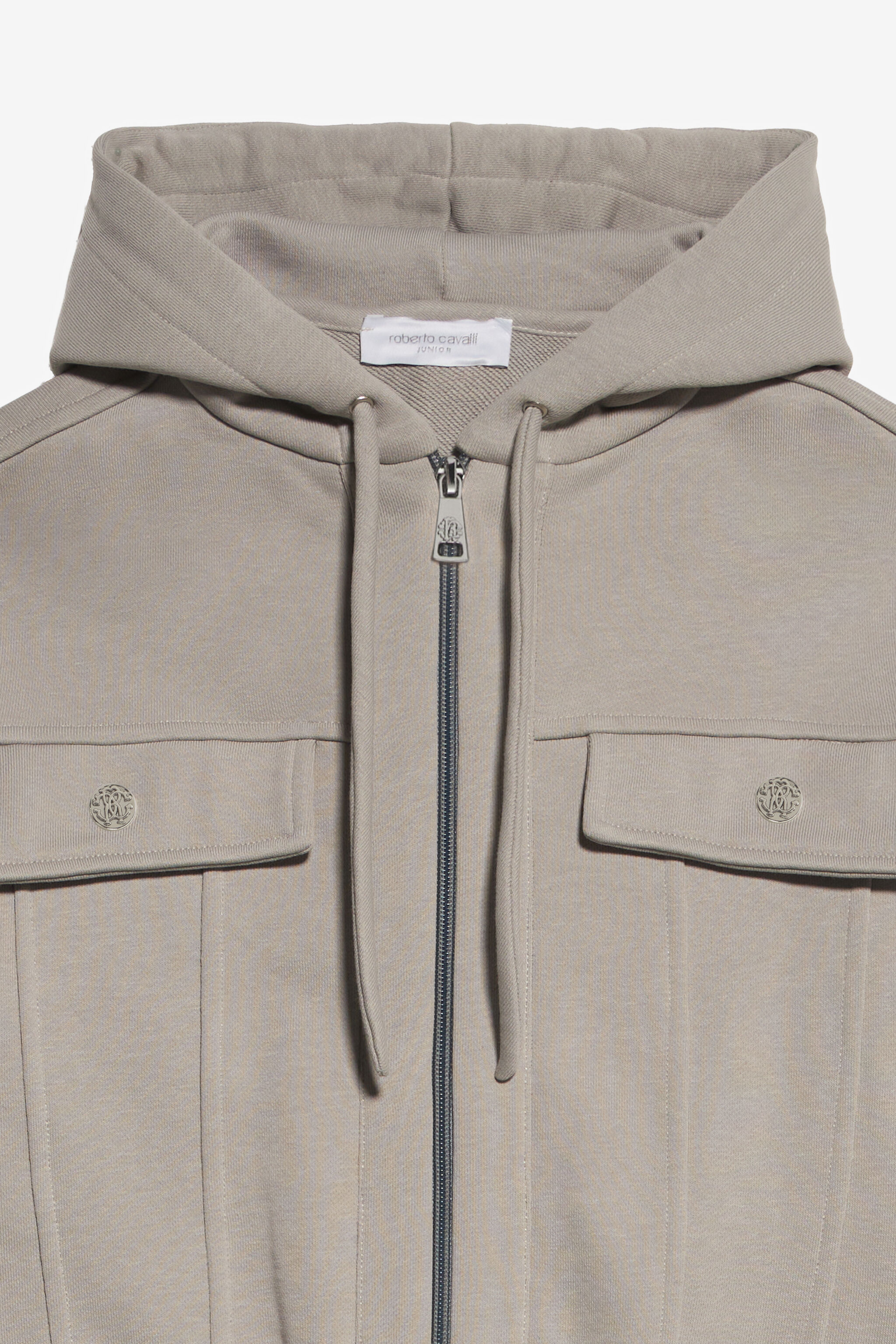 JU Eleganter Hoodie in Taupe JU Eleganter Hoodie in Taupe ICE GREY XJT67C-CF014