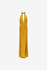 RC Long dress with jewel detail Gelb SKT141-JJ036