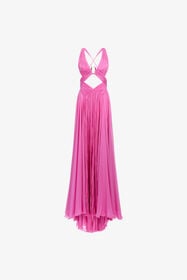 RC Long dress with cut out Fuchsia SKT120-CC001