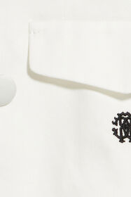 JU Giacca Doppiopetto Con Monogram RC Bianco UJT400-RN012