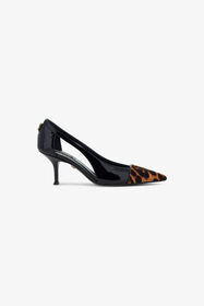 RC Décolleté Nere In Pelle Verniciata E Cavallino NERO/MACULATO TKS046-PZV65