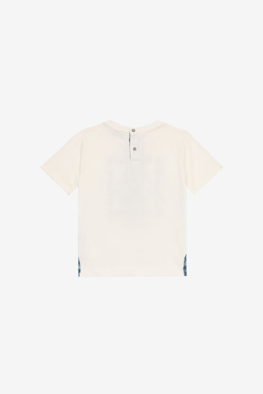 JU T-Shirt With Logo And RC Monogram JU T-Shirt With Logo And RC Monogram White UJT608-JD001