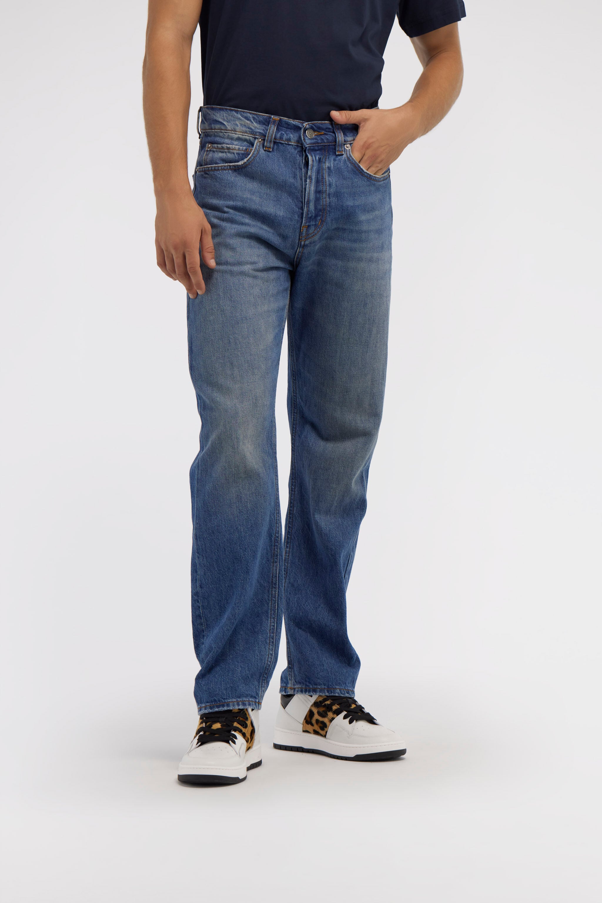 RC Medium-dark wash jeans RC Medium-dark wash jeans Dark blue SRJ215-VT001