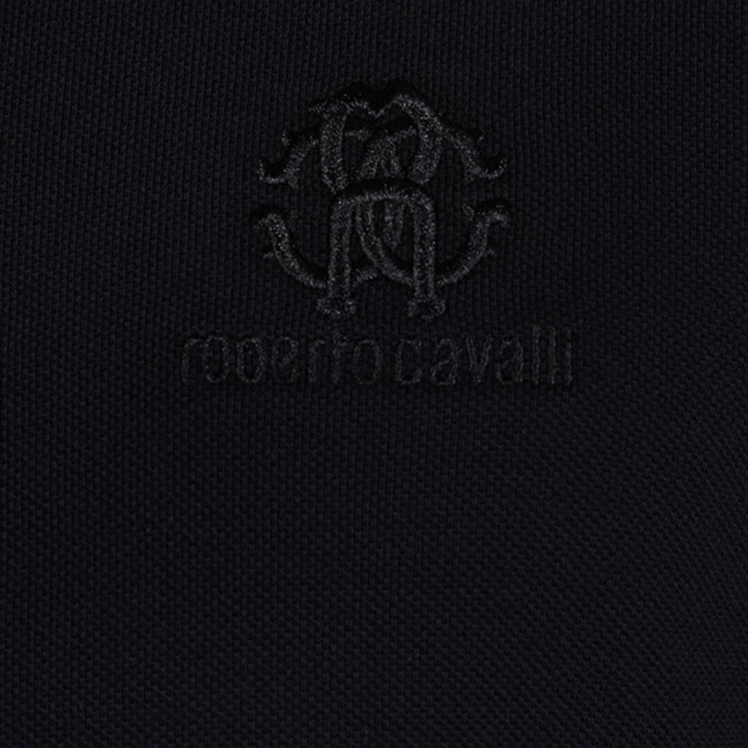 RC Polo With RC Monogram And Logo Embroidery Black POT64A-KB001