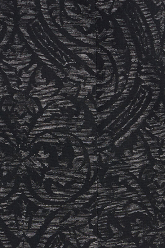 JU Brocade Print Cotton Jacket BLACK VJT42E-TYP29