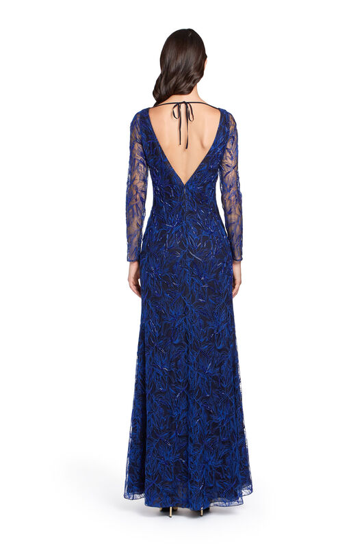 RC Blue layered lace gown RC Blue layered lace gown Blue HQR196-RP061