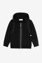 JU C Logo-Embellished Zip Hoodie JU C Logo-Embellished Zip Hoodie Black OJT911-ISA2J