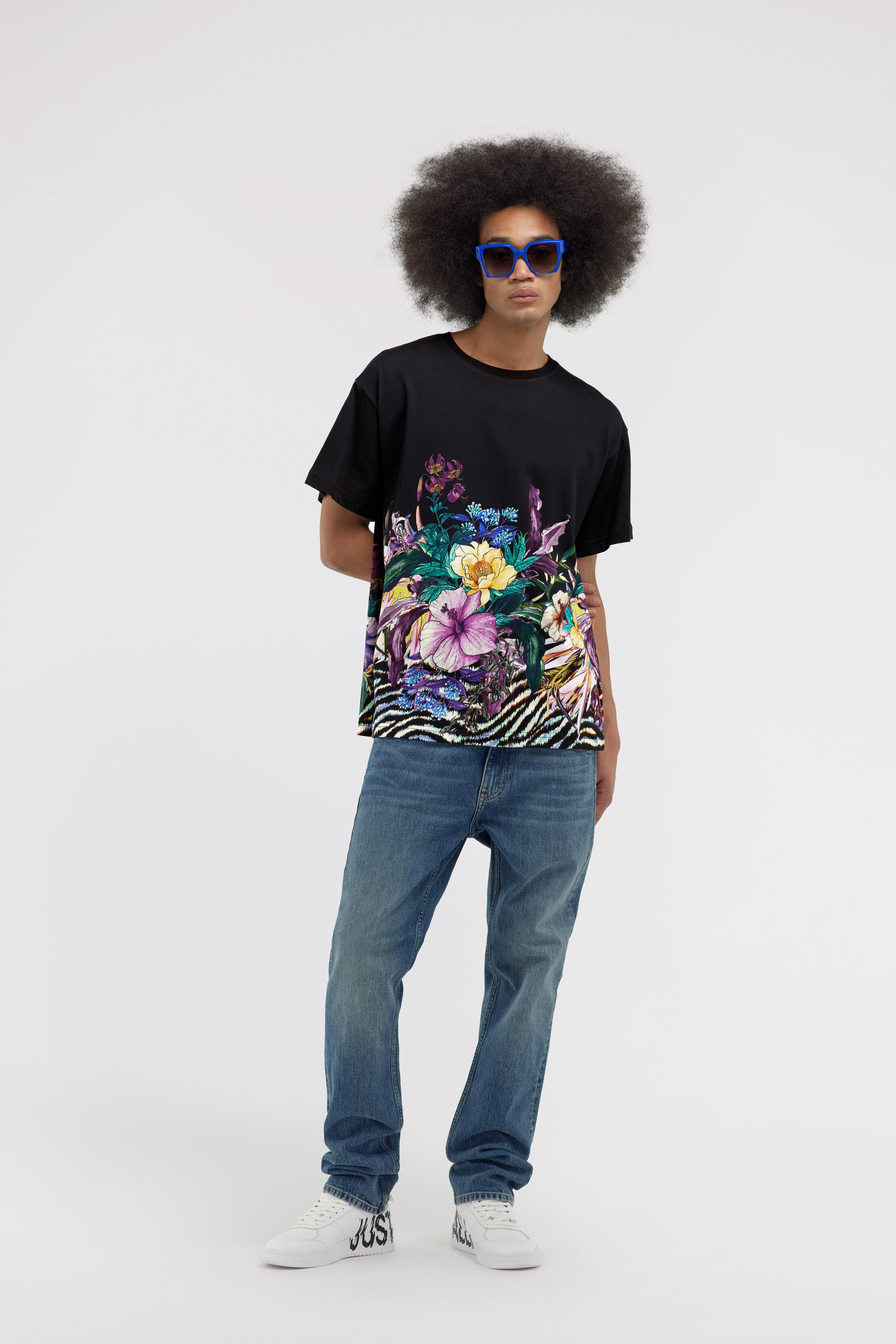 JC Just Cavalli T-shirt JC Just Cavalli T-shirt Black SFT264-SF175