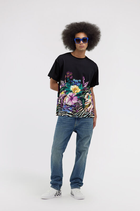 JC Just Cavalli T-shirt JC Just Cavalli T-shirt Black SFT264-SF175