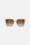 RC Große und feminine Sonnenbrille SHINY FULL CREAM VALD10-ID248
