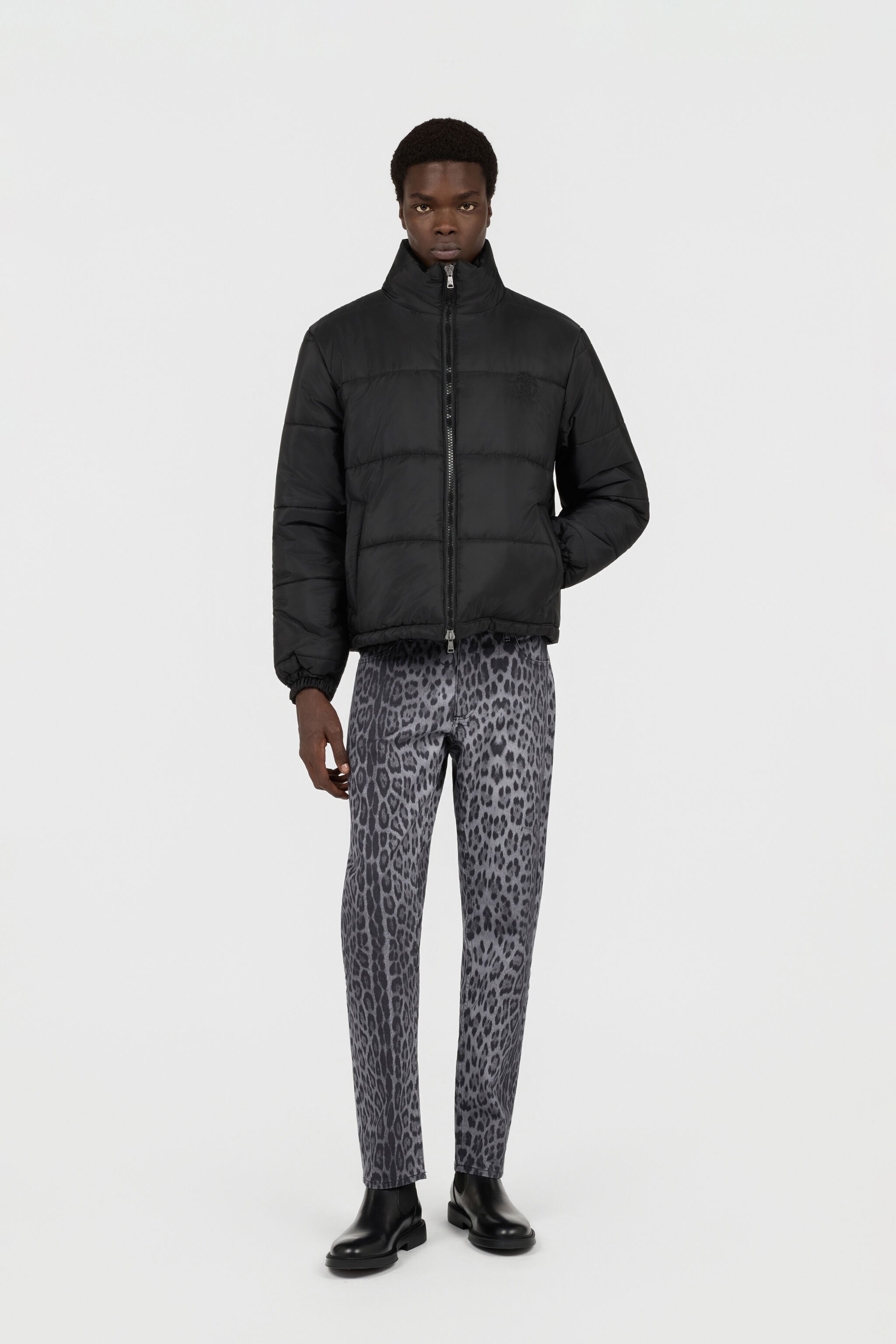RC Black Jacket Puffer Jacket High-Neck RC Black Jacket Puffer Jacket High-Neck BLACK TOT40C-FT142