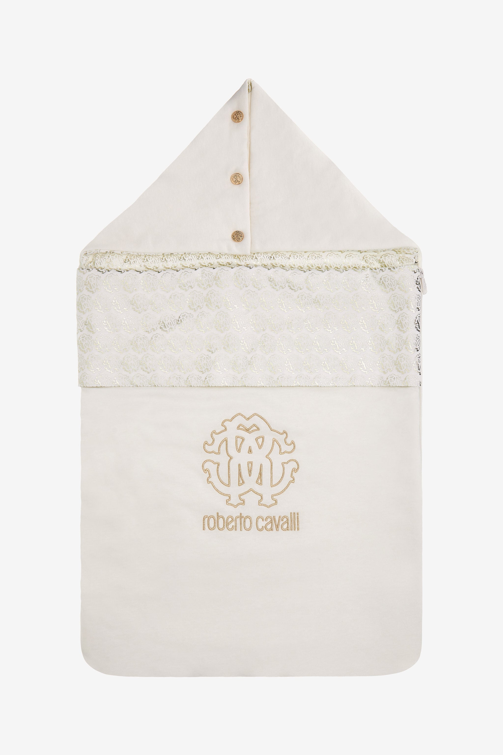 JU RC Monogram print cotton baby nest JU RC Monogram print cotton baby nest Gold SJT837-JD001