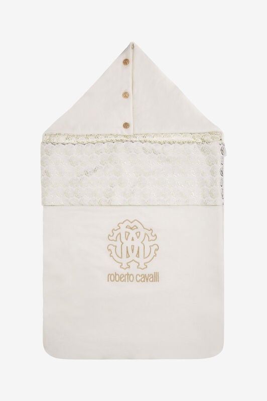 JU RC Monogram print cotton baby nest JU RC Monogram print cotton baby nest Gold SJT837-JD001