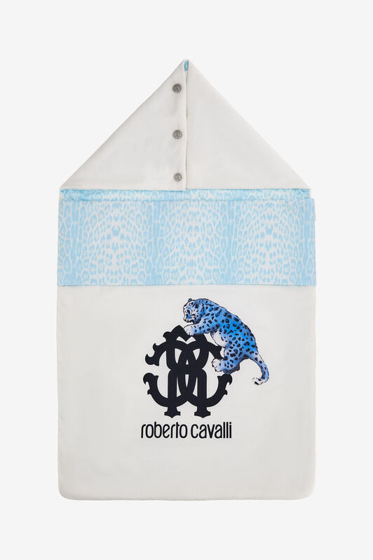 JU Sleeping Bag With Jaguar Skin Print And Blue Leopard JU Sleeping Bag With Jaguar Skin Print And Blue Leopard Baby Blue SJT809-JD001