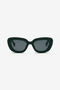RC Sonnenbrille mit breiter, auffälliger Cat-Eye-Vorderseite RC Sonnenbrille mit breiter, auffälliger Cat-Eye-Vorderseite SHINY FULL GREEN UALD01-ID196