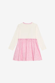 JU Robe en coton mélangé à motifs MILKY WHITE/BABYROSE VJT10L-JD001