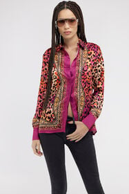 JC Just Cavalli shirt Fuchsia SFT103-SF948
