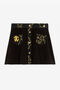 JU Falda con estampado Baroque Negro RJT308-KU001
