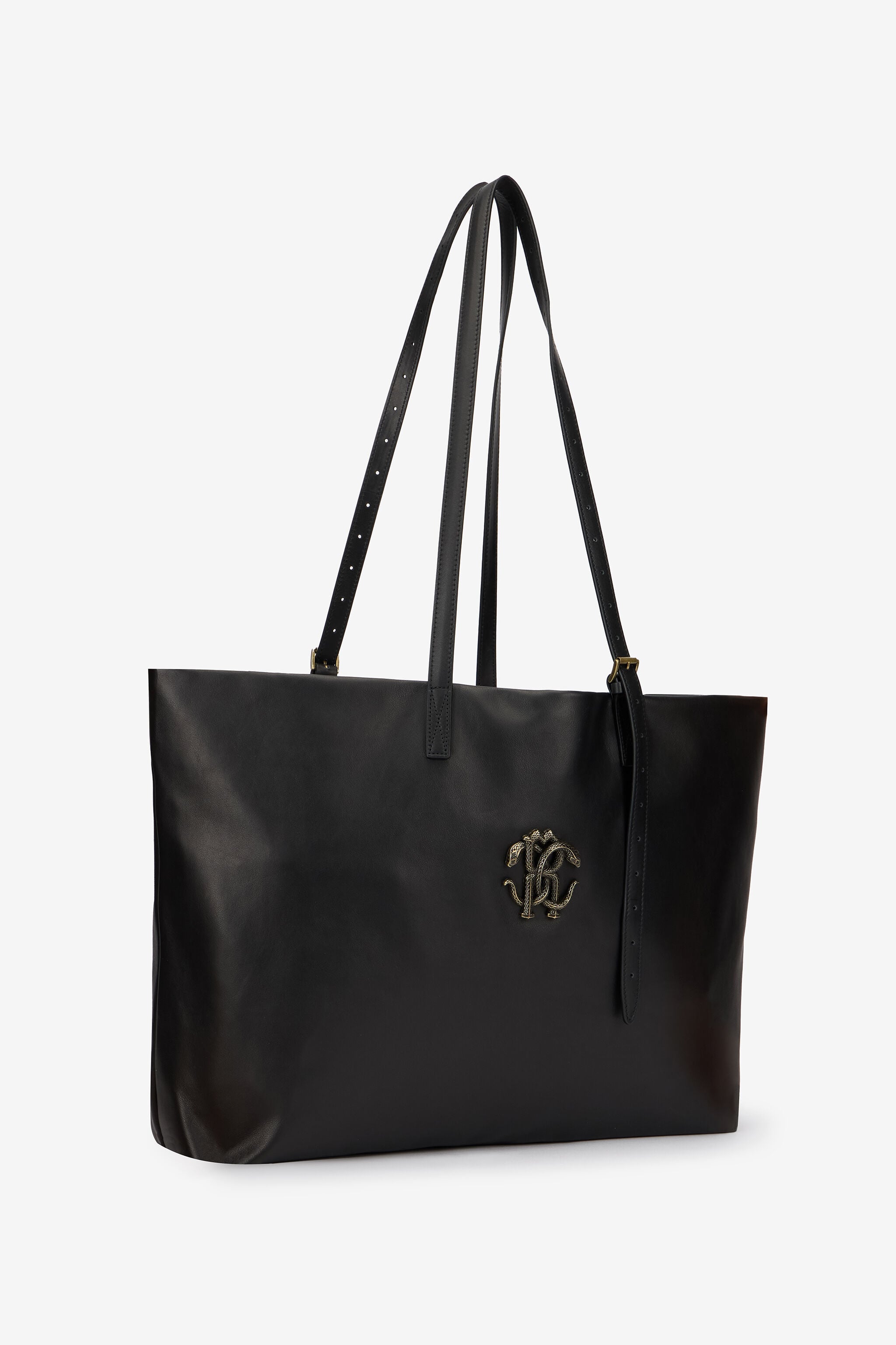 RC Black Shopping Bag with RC Monogram RC Black Shopping Bag with RC Monogram BLACK QOB00A-PZO31