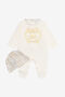 JU Cotton jumpsuit with print JU Cotton jumpsuit with print MILKY WHITE VJT806-JD001
