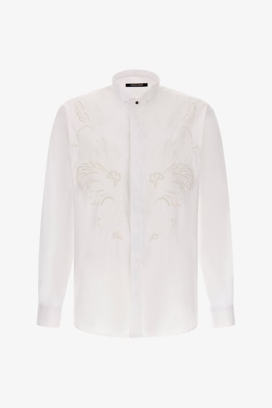RC Shirt with Embroidered Details RC Shirt with Embroidered Details White TRT712-CH026