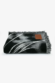 HO Plaid Jacquard con leopardo BLACK & WHITE VALH05-IH014