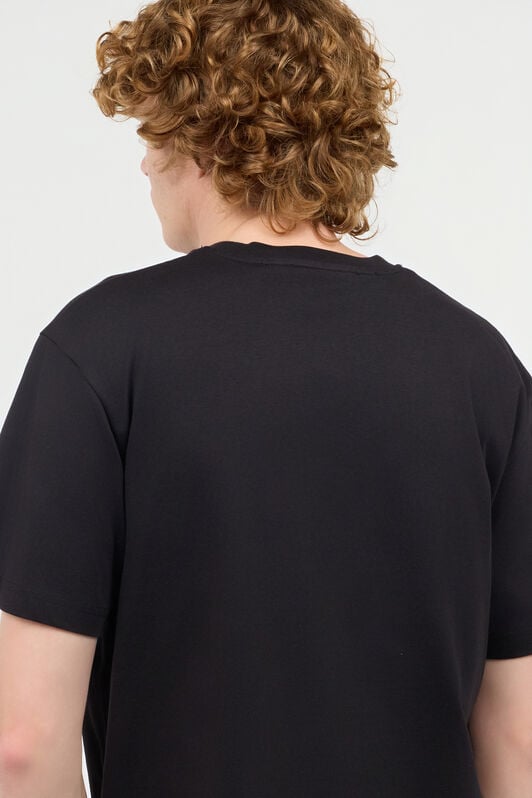 JC T-Shirt With Two-Tone Logo JC T-Shirt With Two-Tone Logo Black UFT057-UF077