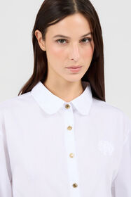 RC Camicia Bianca Con Bottoni Dorati WHITE TOT70C-FA005