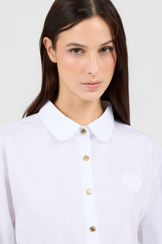 RC Camicia Bianca Con Bottoni Dorati RC Camicia Bianca Con Bottoni Dorati WHITE TOT70C-FA005
