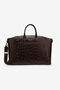 RC Crocodile-Print Bag With Shoulder Strap RC Crocodile-Print Bag With Shoulder Strap Brown URB004-PZU02