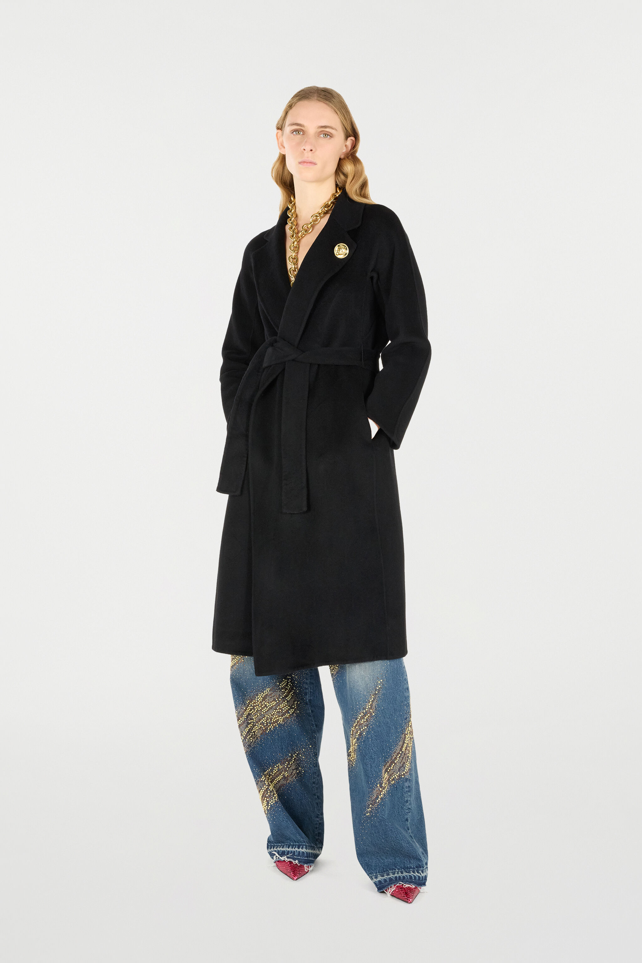 RC Cashmere-Blend Coat RC Cashmere-Blend Coat Black OOT50A-WH016