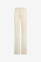 RC Pantalon bootcut en denim de coton WHITE/GOLD WKJ221-VT004