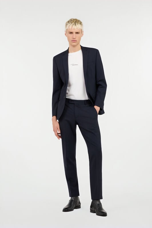 RC Dark Blue Tailored Wool Suit RC Dark Blue Tailored Wool Suit NAVY QOT40N-FEO01