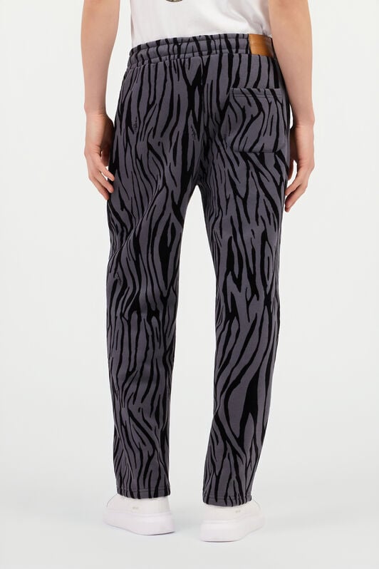RC Joggers con Estampado Animalier Flocado RC Joggers con Estampado Animalier Flocado BLACK ROT20D-5OS30