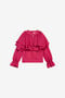 JU Fuchsia Shirt With Ruffles JU Fuchsia Shirt With Ruffles FUXIA BOUGANVILLE VJT70E-GG002