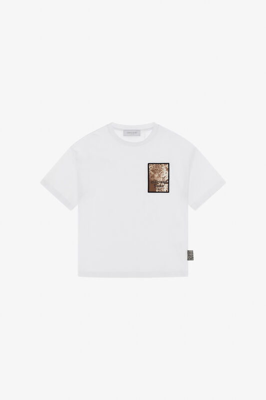 JU T-shirt con stampa JU T-shirt con stampa Bianco TJT61F-JD001