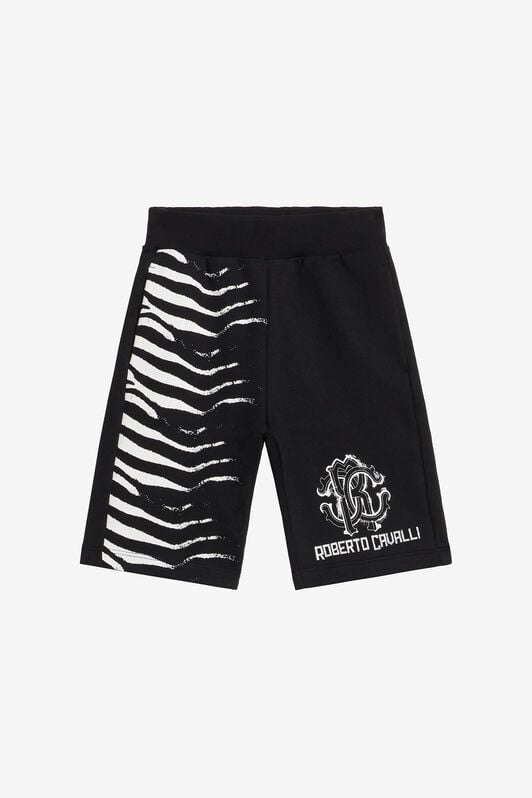 JU Pants With Zebra Print JU Pants With Zebra Print Black UJT25A-CF050