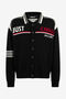 JC Cardigan en Maille avec Col Polo et Logo JC Cardigan en Maille avec Col Polo et Logo BLACK VFM007-VF055