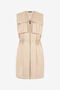 JC Mini-Robe Avec Poches Utilitaires JC Mini-Robe Avec Poches Utilitaires Marron clair UFT187-UF253
