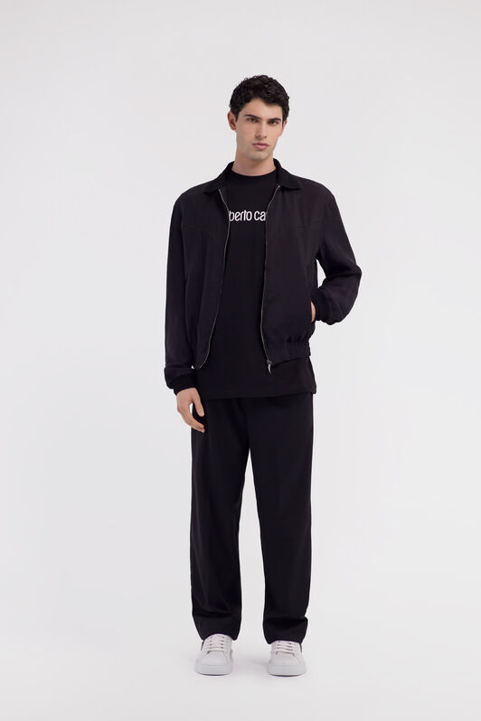 RC Zip-up bomber jacket Black SRT465-FLJ04
