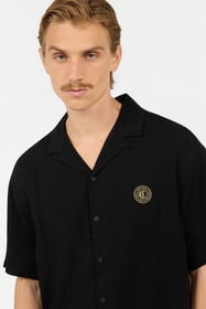 JC Shirt with Embroidered Logo BLACK WFM010-WF158