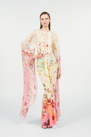 RC Miami Flowers Sarong GREEN/FUCHSIA WQW008-HVR32