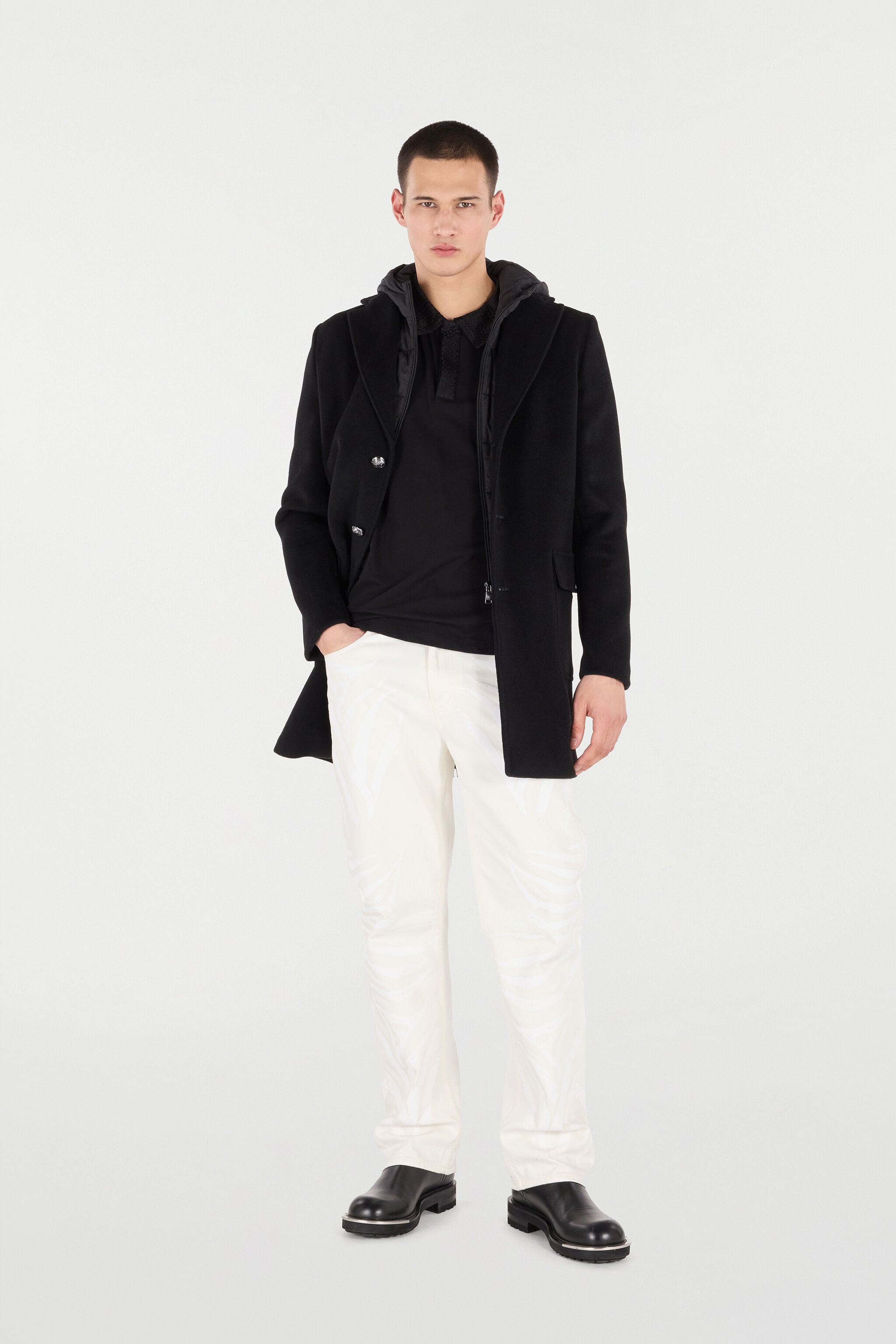 RC Coat With Padded Insert BLACK OOT50D-WH016