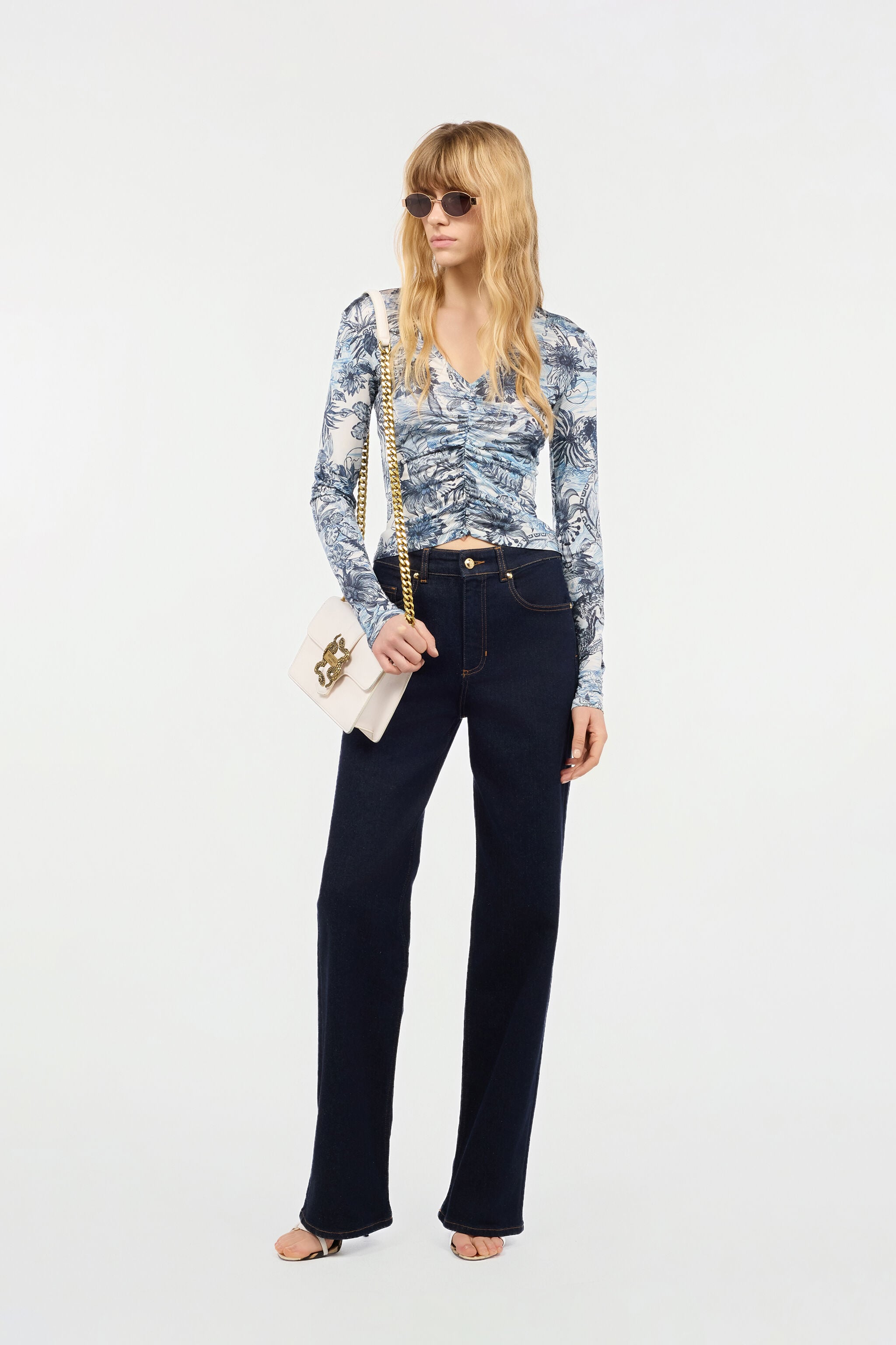 JC Top With Jungle Print JC Top With Jungle Print Light blue UFT137-UF191