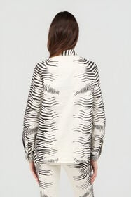 RC Chemise Imprimé Zebra WHITE/BLACK ZEBRA SOJ70J-DL011